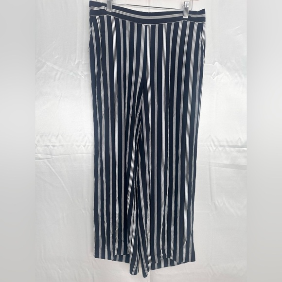 LOFT: Black and White Viscose Business Casual Dress Pants - Picture 1 of 8